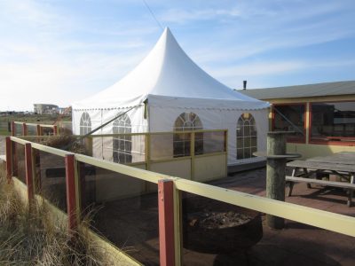 Pagodetent 6x6m.